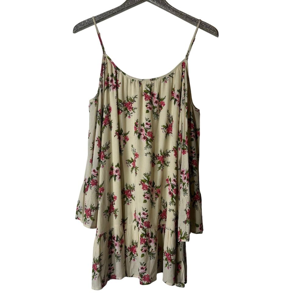 Altar'd State Floral Cold Shoulder Dress